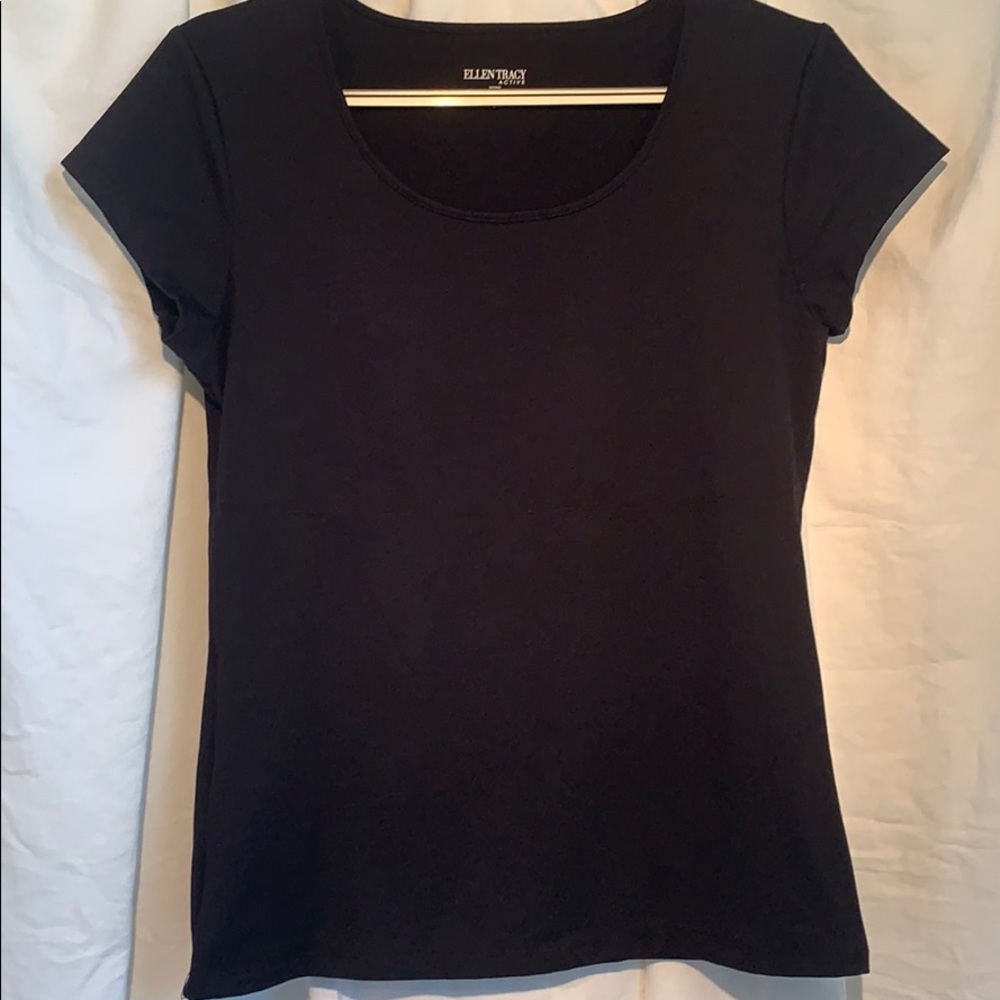 Ellen Tracy Active midriff compression T-Shirt Med